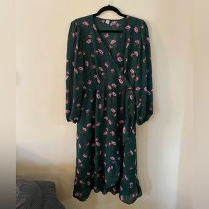 Old Navy Wrap Skirt Midi Dress (Size M)